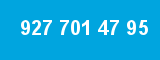927 701 47 95 927 701 47 95
